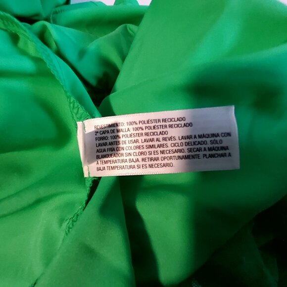 Cat & Jack Girls XL (14) Green Tulle Skirt With Gold Clover Print - Picture 7 of 8